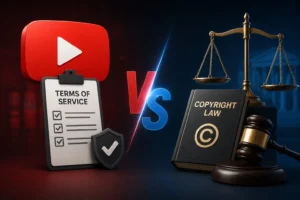 YouTube ToS vs Copyright Law